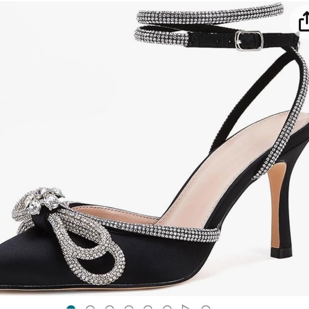 Bow wrap heels